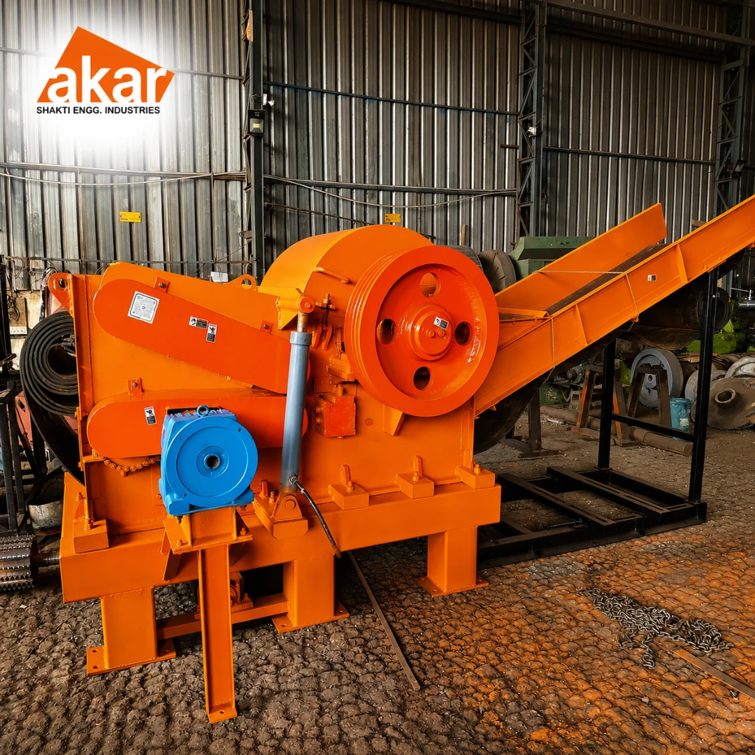 Peeling Waste Wood Chipper Machine